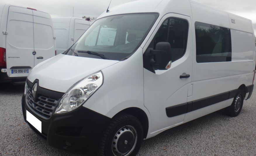 Renault MASTER brygadówka doka dubel kabina 7-osób klima pdc navi kamera cofania 2019rok zdjęcie 