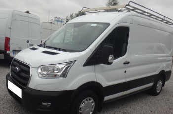 Ford LIFT TRANSIT MK8 L2H2 2020 klima LED tempomat bagażnik z drabinką 72tys km