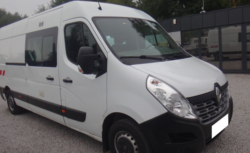 Renault LIFT MASTER L3H2 MAX doka dubel kabina brygadówka 7-osób klima navi kamera cofania regały półki zdjęcie 