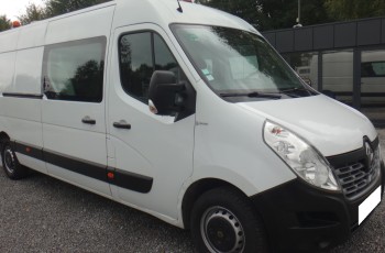 Renault LIFT MASTER L3H2 MAX brygadówka doka dubel kabina 7-osób klima navi pdc kamera cofania