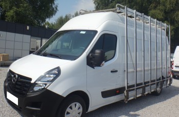 Opel MOVANO IV MAXI L3H3 MAXI LONG LIFT klima LED klima navi bagażnik z drabinką + stelaż do przewozu okien szyb 180KM