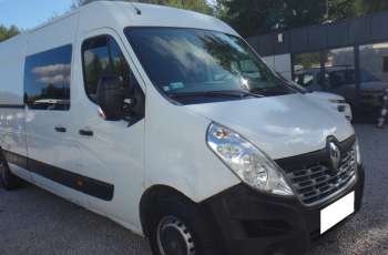 Renault MASTER LIFT L3H2 MAX 2015 brygadówka doka dubel kabina 7-osób klima zarejestowany w Polsce