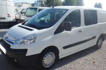 Citroen LIFT JUMPY L2H1 LONG 2016 brygadówka doka dubel kabina 6-osób klima 2.0HDi 125KM