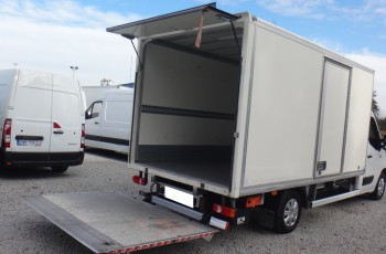 Renault LIFT MASTER kontener z windą 500kg drzwi boczne klima kamera cofania 2019rok