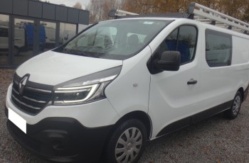 Renault LIFT TRAFCI L2H1 LONG brygadówka doka dubel kabina 6-osób 2019 klima navi LED bagażnik z drabinką