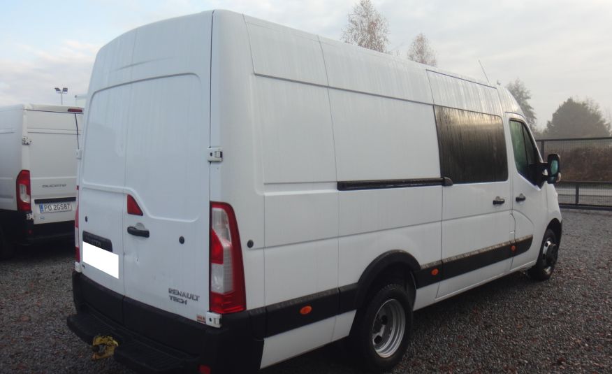 Renault LIFT MASTER L3H2 MAX brygadówka doka dubel kabina 6-os bliźniacze koła 3500kg na haku ŁADNY półki regały zdjęcie 4