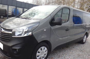 Opel VIVARO L2H1 LONG 2015 doka brygadówka doka dubel kabina 5-os navi kamera cofania