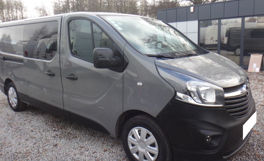 Opel VIVARO L2H1 LONG 2015 doka brygadówka doka dubel kabina 5-os navi kamera cofania zdjęcie 3