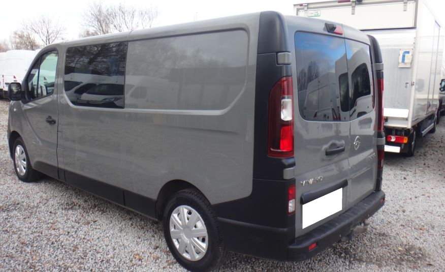 Opel VIVARO L2H1 LONG 2015 doka brygadówka doka dubel kabina 5-os navi kamera cofania zdjęcie 4