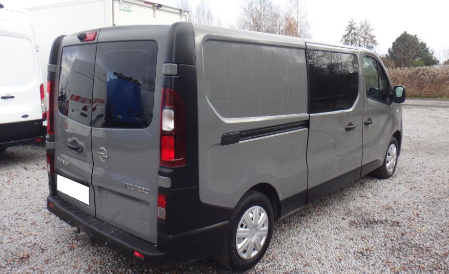 Opel VIVARO L2H1 LONG 2015 doka brygadówka doka dubel kabina 5-os navi kamera cofania zdjęcie 6