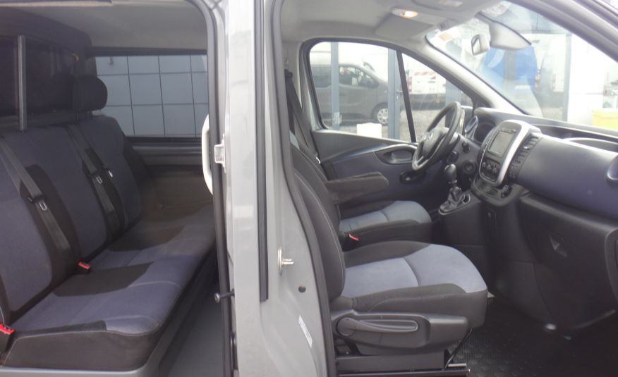 Opel VIVARO L2H1 LONG 2015 doka brygadówka doka dubel kabina 5-os navi kamera cofania zdjęcie 7