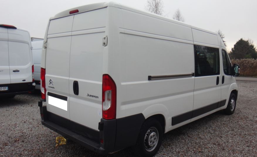 Citroen JUMPER L3H2 MAX brygadówka doka dubel kabina 7-osób ŁADNY 150KM 2016rok zdjęcie 6