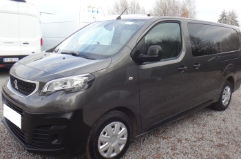 Peugeot EXPERT L3H1 LONG brygadówka 5-osób składana ławka navi pdc ŁADNY 150KM