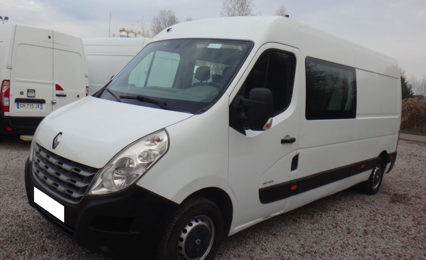 Renault MASTER L3H2 MAX brygadówka doka dubel kabina 7-os 2014rok 125KM zdjęcie 3
