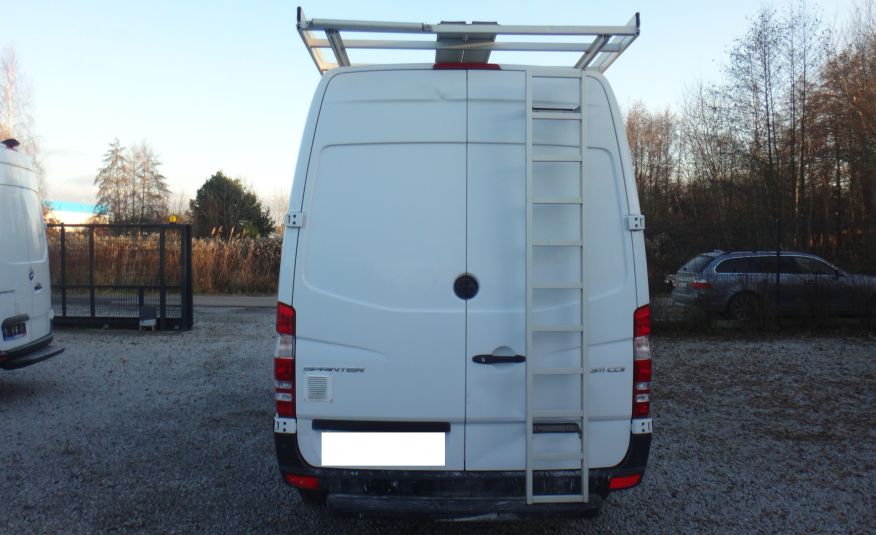 Mercedes SPRINTER 311 L2H2 2018rok klima bagażnik z drabiną regały półki zdjęcie 5