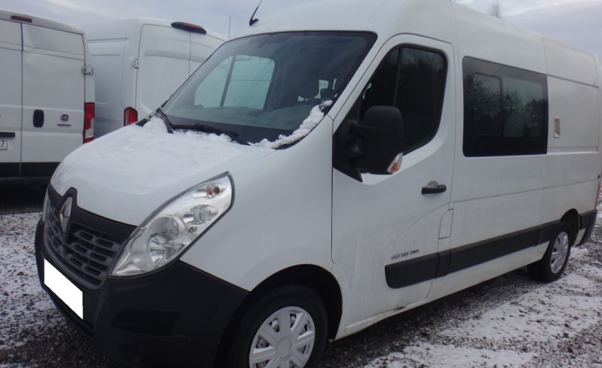 Renault MASTER LIFT brygadówka doka dubel kabina 7-osób klima navi regały półki 2015rok + stacja paliw zdjęcie 2