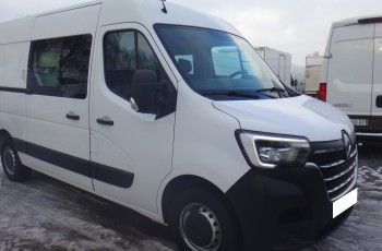 Renault MASTER LIFT brygadówka doka dubel kabina 6-os klima pdc regały półki 2020rok