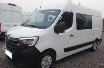 Renault LIFT MASTER IV brygadówka doka dubel kabina 7-osób ŁADNY klima pdc 2022rok