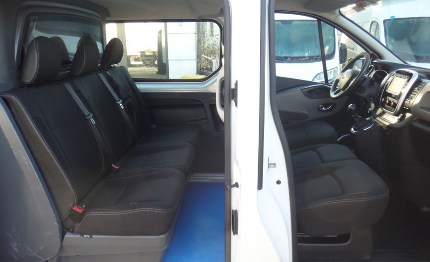 Renault TRAFIC brygadówka doka dubel kabina 2018 rok klima navi zdjęcie 6