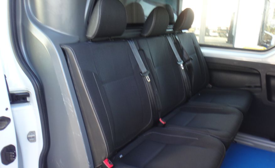 Renault TRAFIC brygadówka doka dubel kabina 2018 rok klima navi zdjęcie 7