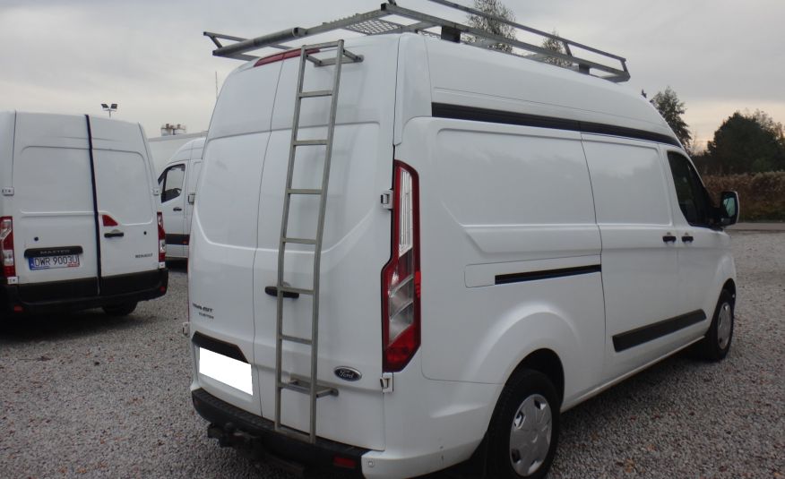 Ford TRANSIT CUSTOM L2H2 LIFT 2021 LED klima navi kamera cofania bagażnik z drabinką ŁADNY zdjęcie 3