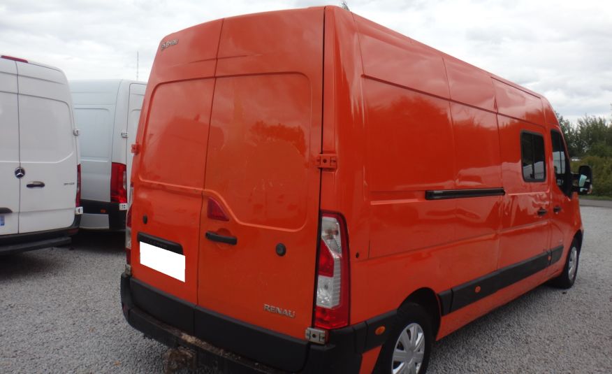 Renault MASTER L3H2 MAX brygadówka doka dubel kabina 9-osób klima 2010rok zdjęcie 3