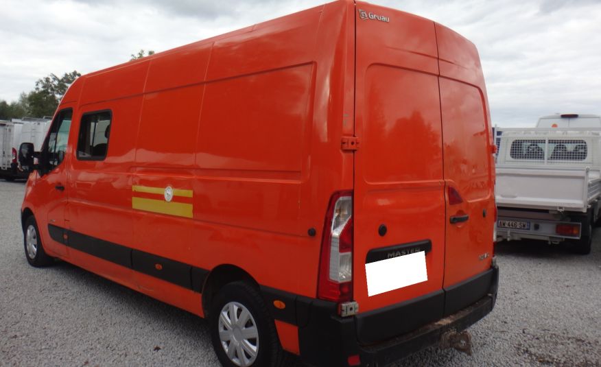 Renault MASTER L3H2 MAX brygadówka doka dubel kabina 9-osób klima 2010rok zdjęcie 4