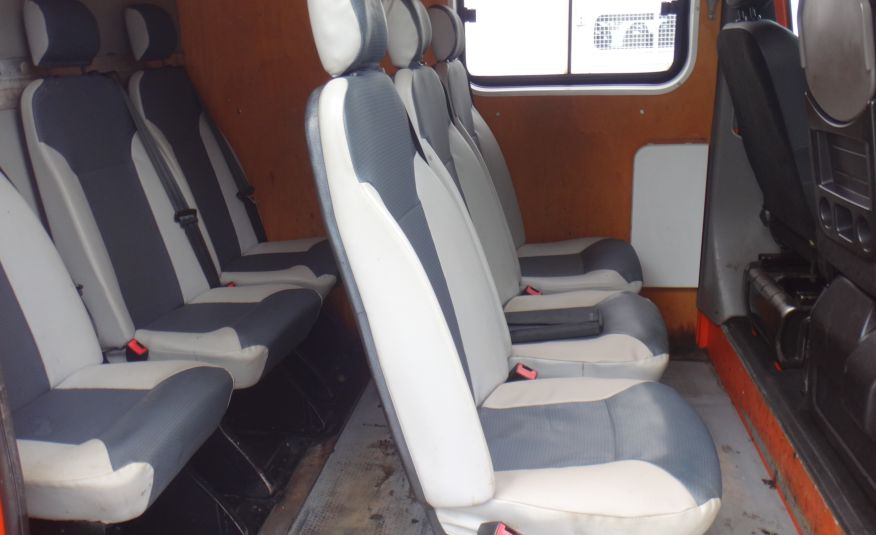 Renault MASTER L3H2 MAX brygadówka doka dubel kabina 9-osób klima 2010rok zdjęcie 7