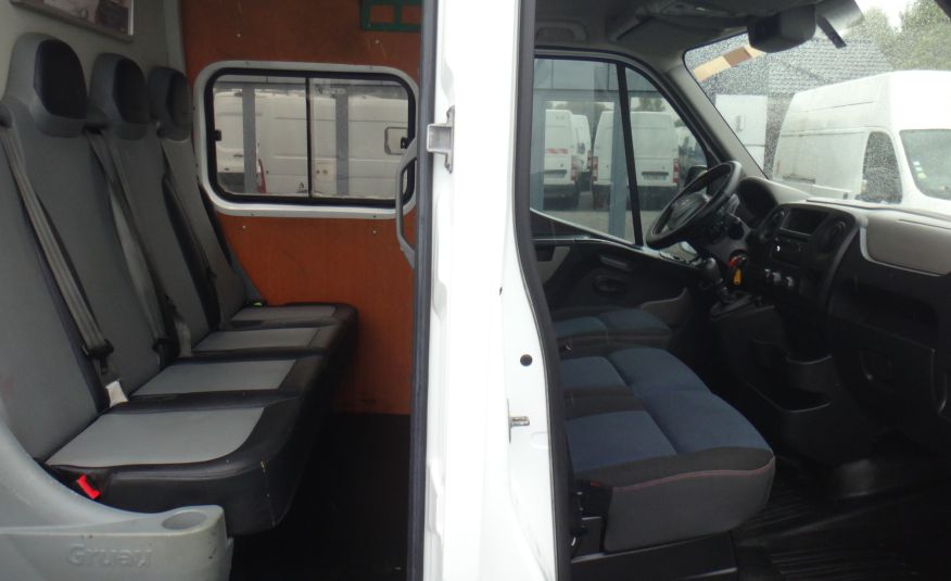 Renault MASTER brygadówka doka dubel kabina 7-osób klima pdc kamera 2014rok ładny zdjęcie 10