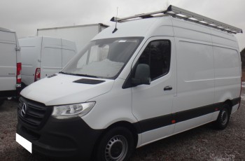Mercedes LIFT SPRINTER L2H2 2019 bagażnik z drabinką regały półki tempomat ŁADNY