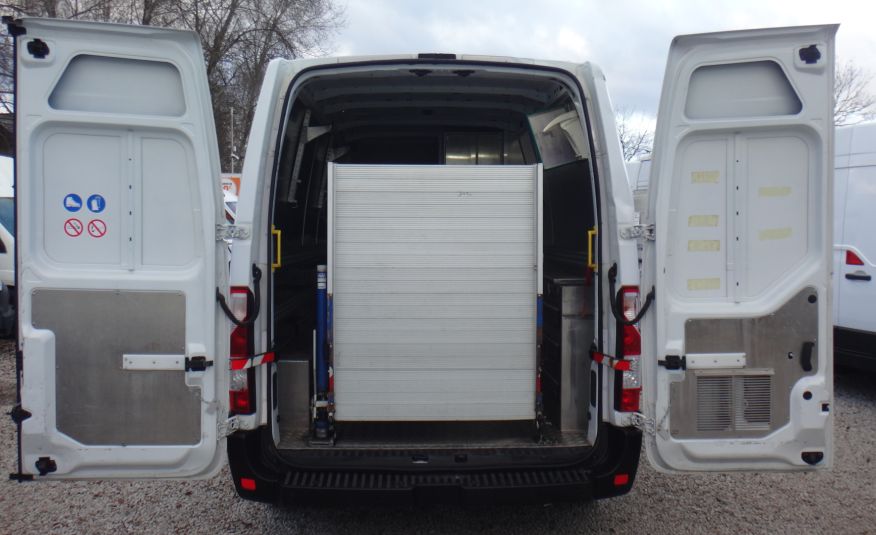 Renault MASTER LIFT L3H2 MAX 2019 klima pdc tempomat pneumatyczny fotel 130KM aluminiowa zabudowa + rampa 400kg zdjęcie 6