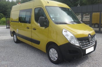 Renault MASTER LIFT brygadówka doka dubel kabina 7-os klima 2018rok pdc