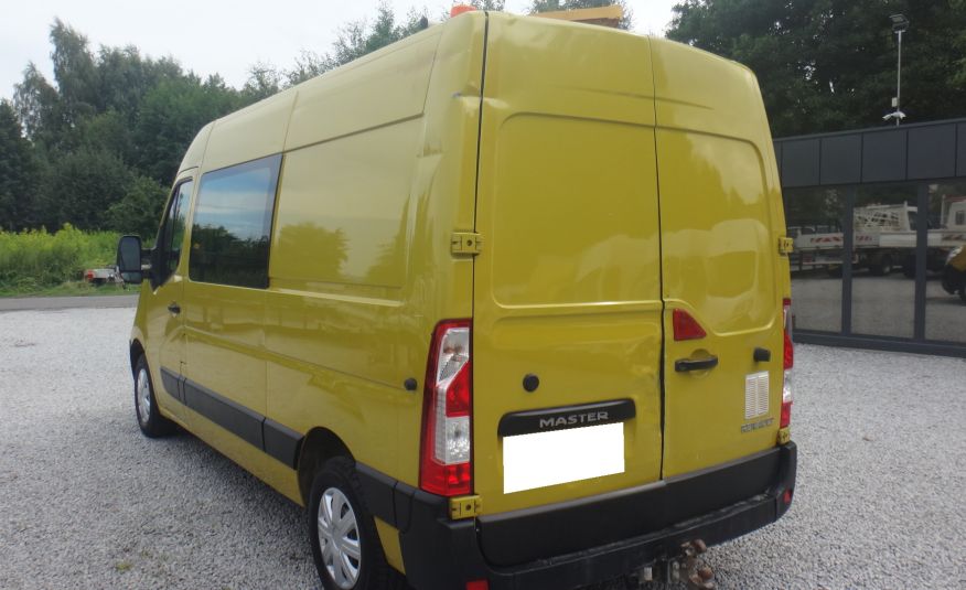 Renault MASTER LIFT brygadówka doka dubel kabina 7-os klima 2018rok pdc zdjęcie 4