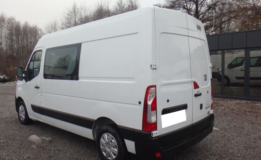 Renault MASTER IV brygadówka doka dobel kabina 7-os ładny klima pdc navi LED tempomat 2022rok zdjęcie 6