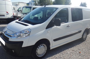 Citroen LIFT JUMPY brygadówka doka dubel kabina 6-os klima pdc 2.0HDi 125KM 2016rok