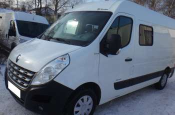 Renault MASTER brygadówka doka dubel kabina 7-os klima pdc kamera cofania 2013rok