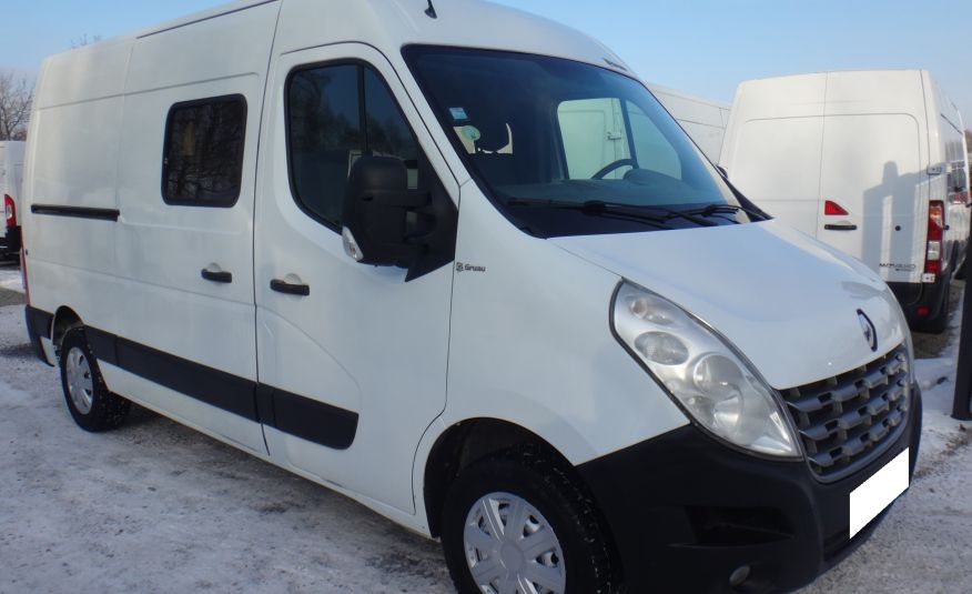 Renault MASTER brygadówka doka dubel kabina 7-os klima pdc kamera cofania 2013rok zdjęcie 3