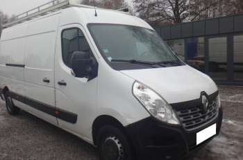 Renault MASTER L3H2 MAX 2018 klima kamera cofania pdc bagażnik z drabinką regały półki