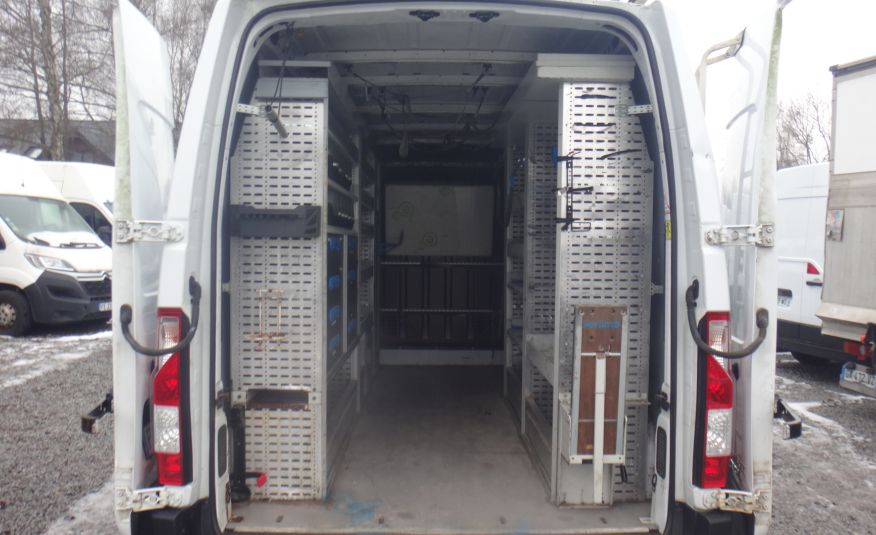 Renault MASTER L3H2 MAX 2018 klima kamera cofania pdc bagażnik z drabinką regały półki zdjęcie 11