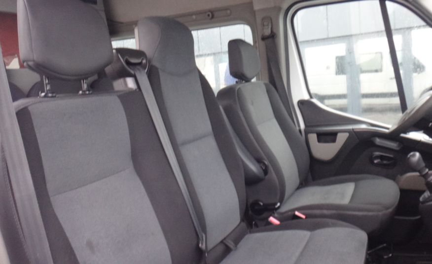 Renault MASTER brygadówka doka dubel kabina 7-os klima tempomat 125KM 2013rok zdjęcie 12