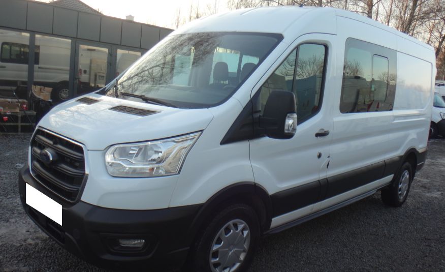Ford TRANSIT MK8 L3H2 MAX 2019 klima LED tempomat telefon brygadówka doka dubrl kabina 6-osób zdjęcie 3