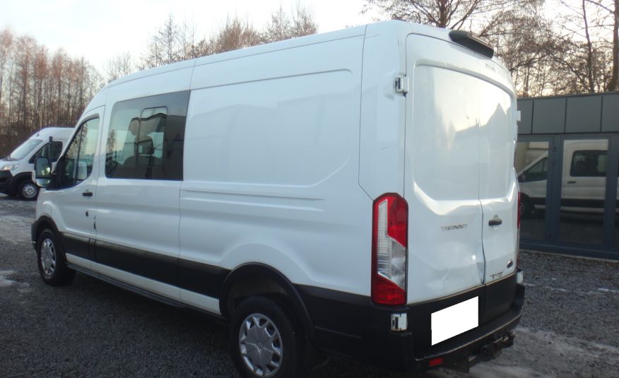 Ford TRANSIT MK8 L3H2 MAX 2019 klima LED tempomat telefon brygadówka doka dubrl kabina 6-osób zdjęcie 4