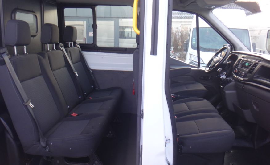 Ford TRANSIT MK8 L3H2 MAX 2019 klima LED tempomat telefon brygadówka doka dubrl kabina 6-osób zdjęcie 7