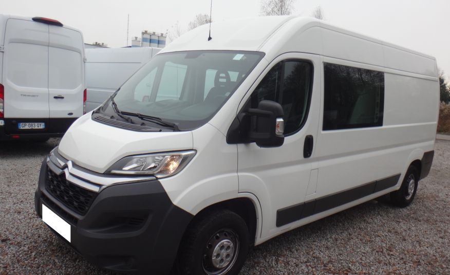 Citroen LIFT JUMPER L3H2 MAX 2016 brygadówka doka dubel kabina 7-osób klima 2.2HDi 150KM zdjęcie 1
