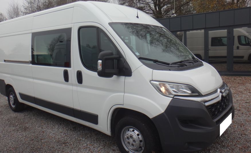 Citroen LIFT JUMPER L3H2 MAX 2016 brygadówka doka dubel kabina 7-osób klima 2.2HDi 150KM zdjęcie 3