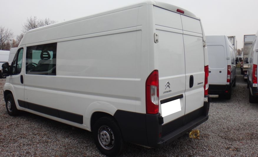 Citroen LIFT JUMPER L3H2 MAX 2016 brygadówka doka dubel kabina 7-osób klima 2.2HDi 150KM zdjęcie 4