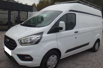 Ford transit custom L2H2 2021 klima LED kamera cofania navi tempomat bagażnik z drabinką 2.0TDCi 130KM
