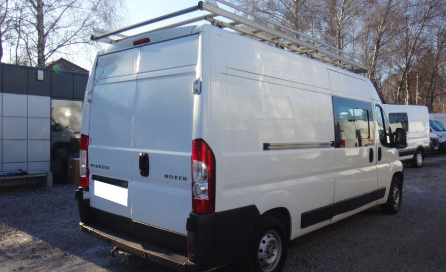 Peugeot LIFT BOXER L3H2 MAX brygadówka doka dubel kabina 7-osób klima bagażnik z drabinką 2012rok zdjęcie 5