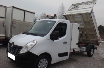 Renault MASTER wywrotka kiper 320cm 2019rok klima navi kamera cofania + skrzynia narzędziowa