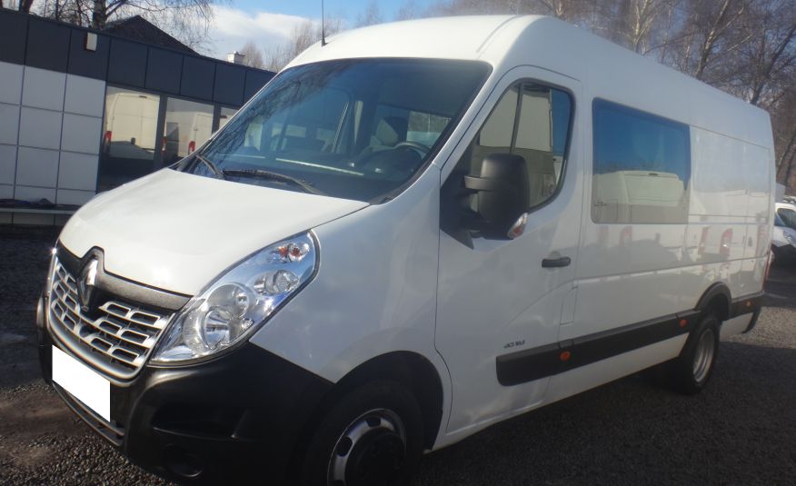 Renault LIFT MASTER L3H2 MAX brygadówka doka dubel kabina 6-osób klima pdc bliźniacze koła 3500kg na haku zdjęcie 1